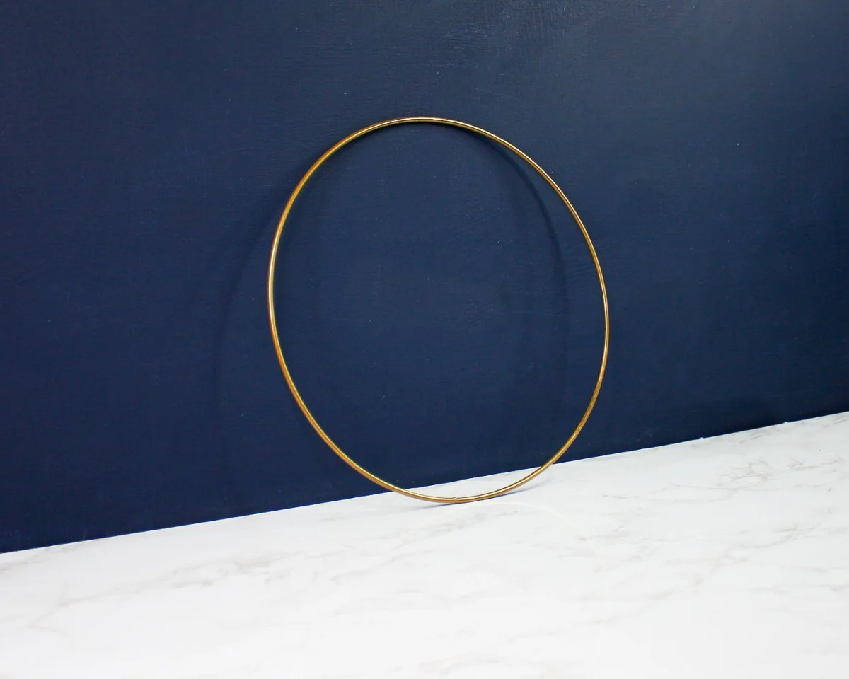 10" Metal Ring - Gold - Image 4