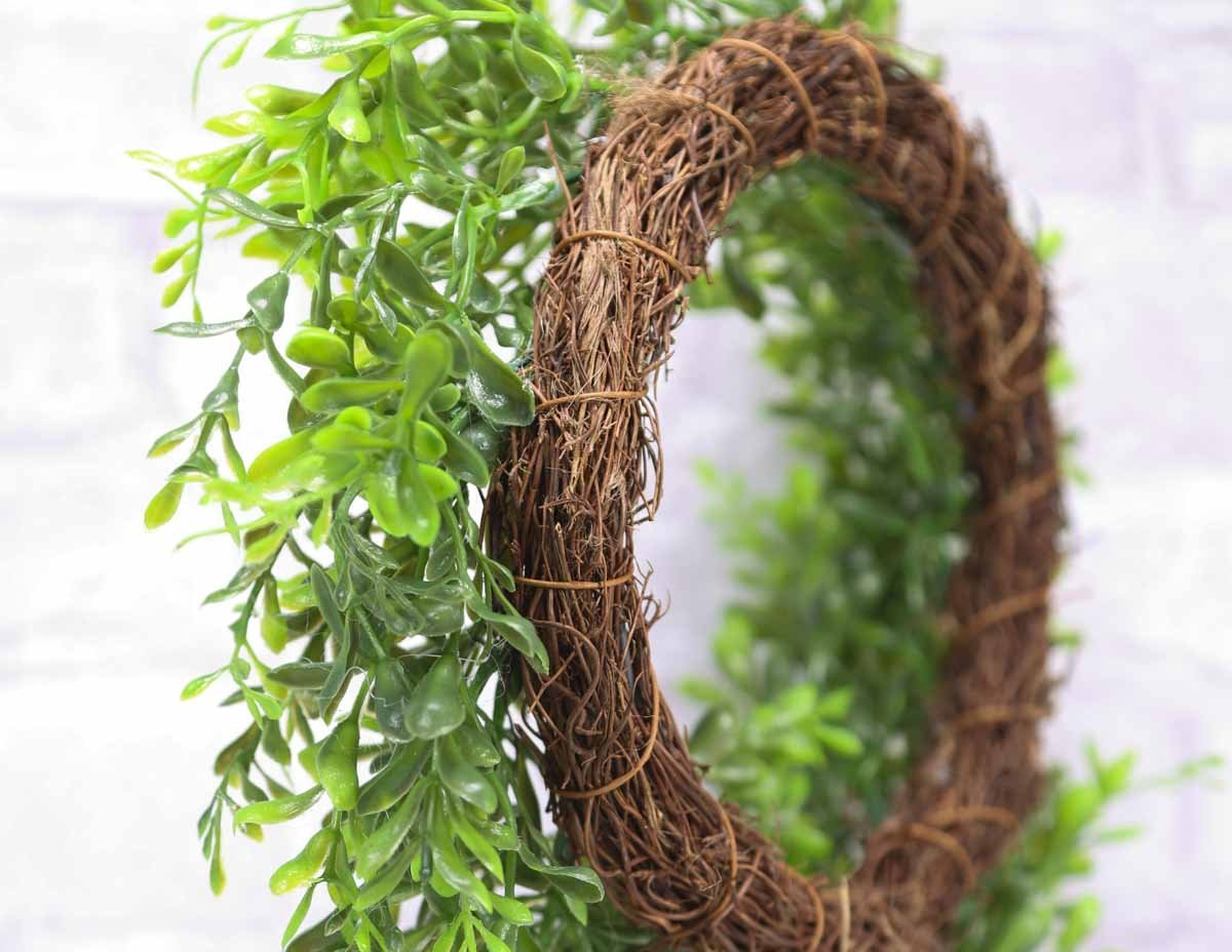 12" Boxwood Wreath - Image 3