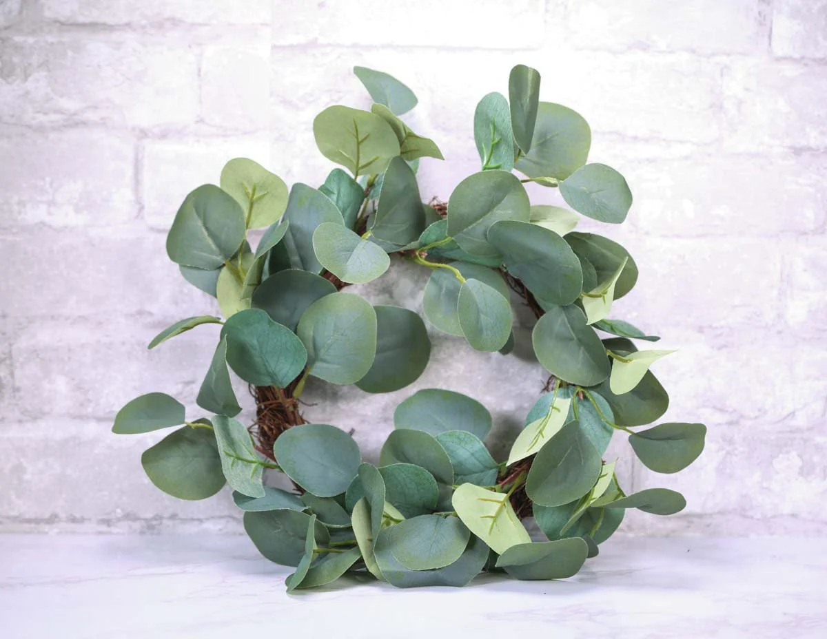 12" Eucalyptus Wreath - Image 4