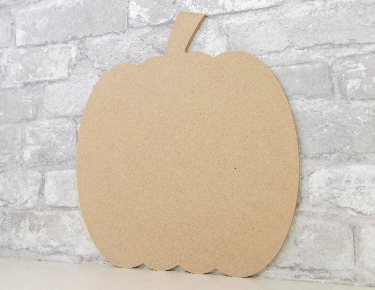 12" Pumpkin Wood Cutout - Image 2