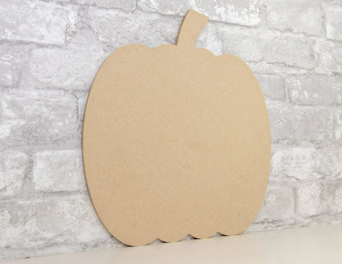 12" Pumpkin Wood Cutout - Image 3