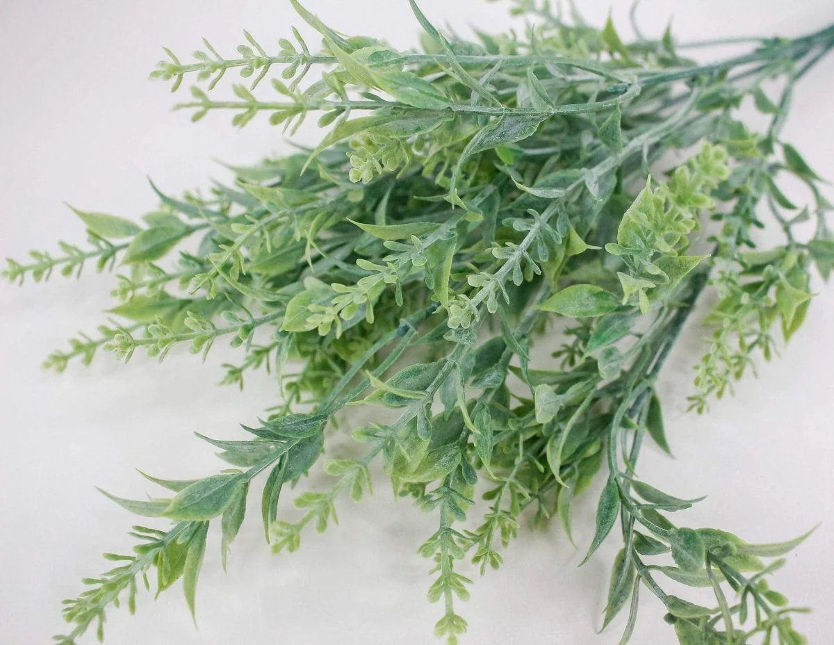 14" Lavender Spray - Green - Image 2