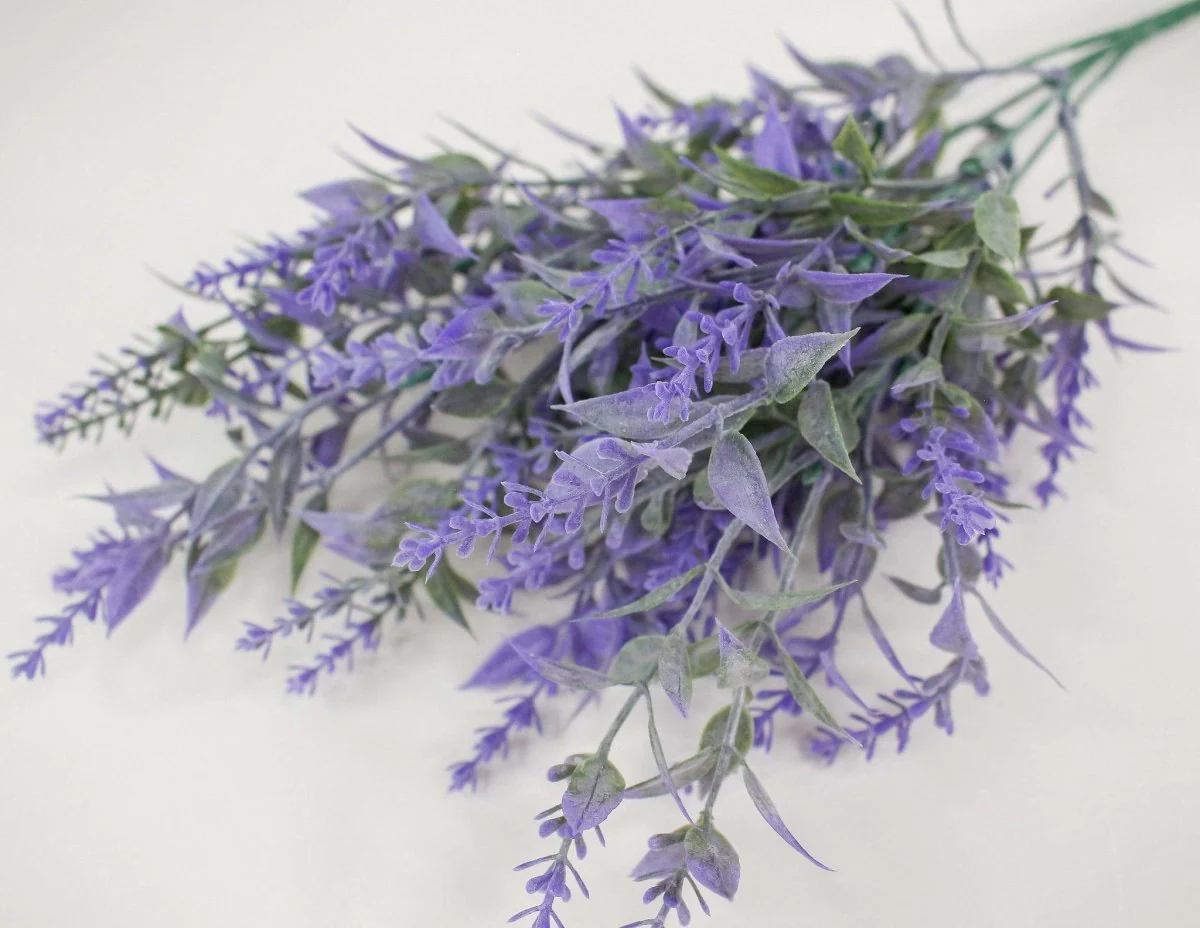 14" Lavender Spray - Purple - Image 2