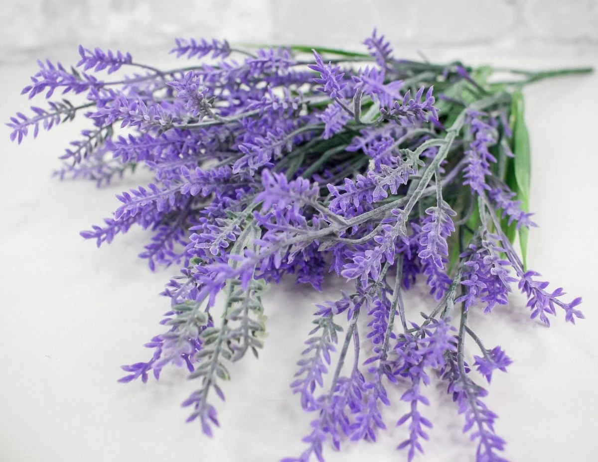15" Wild Lavender Bush - Purple - Image 2