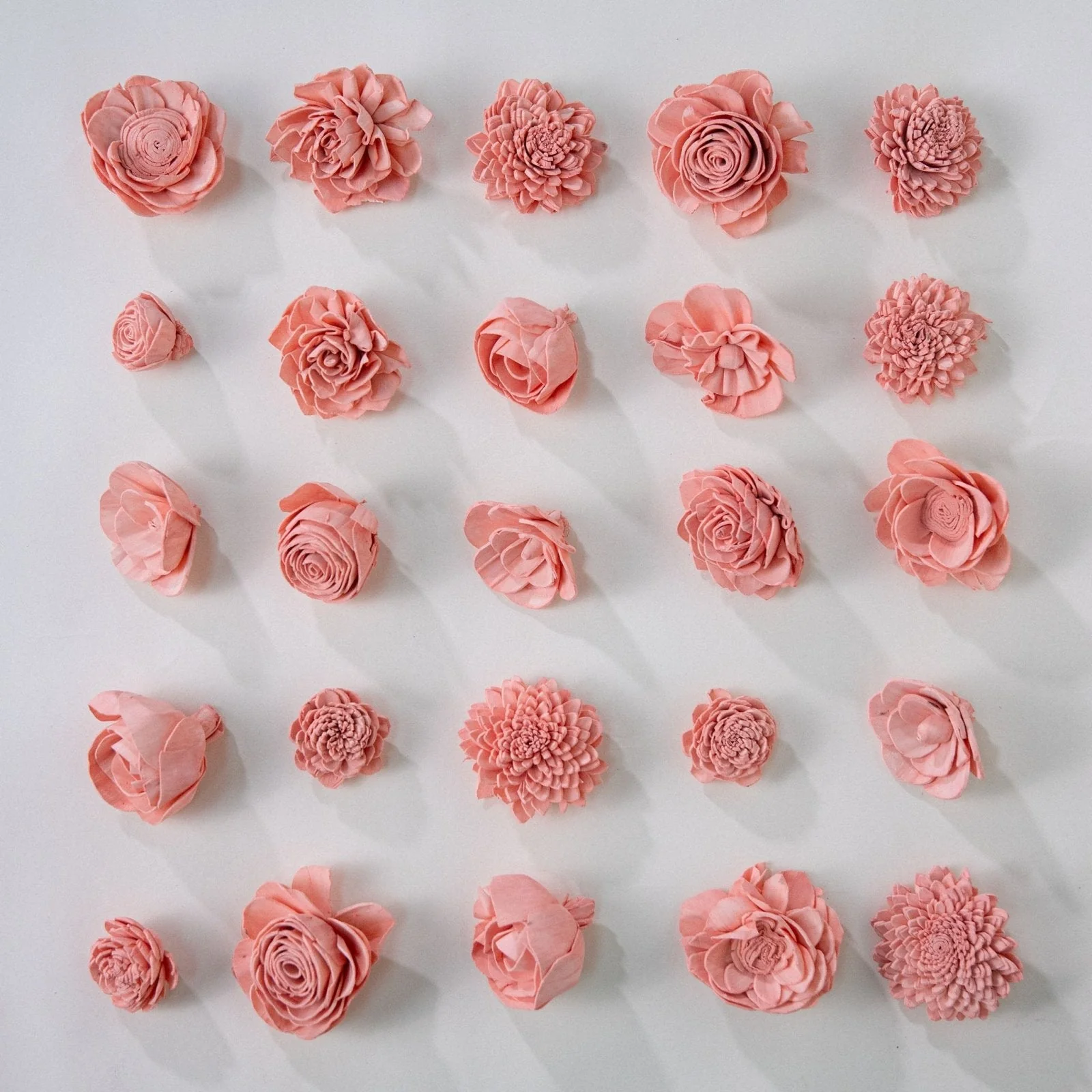 25-Pack of Dusty Pink-Colored Mixed Flowers - Image 3