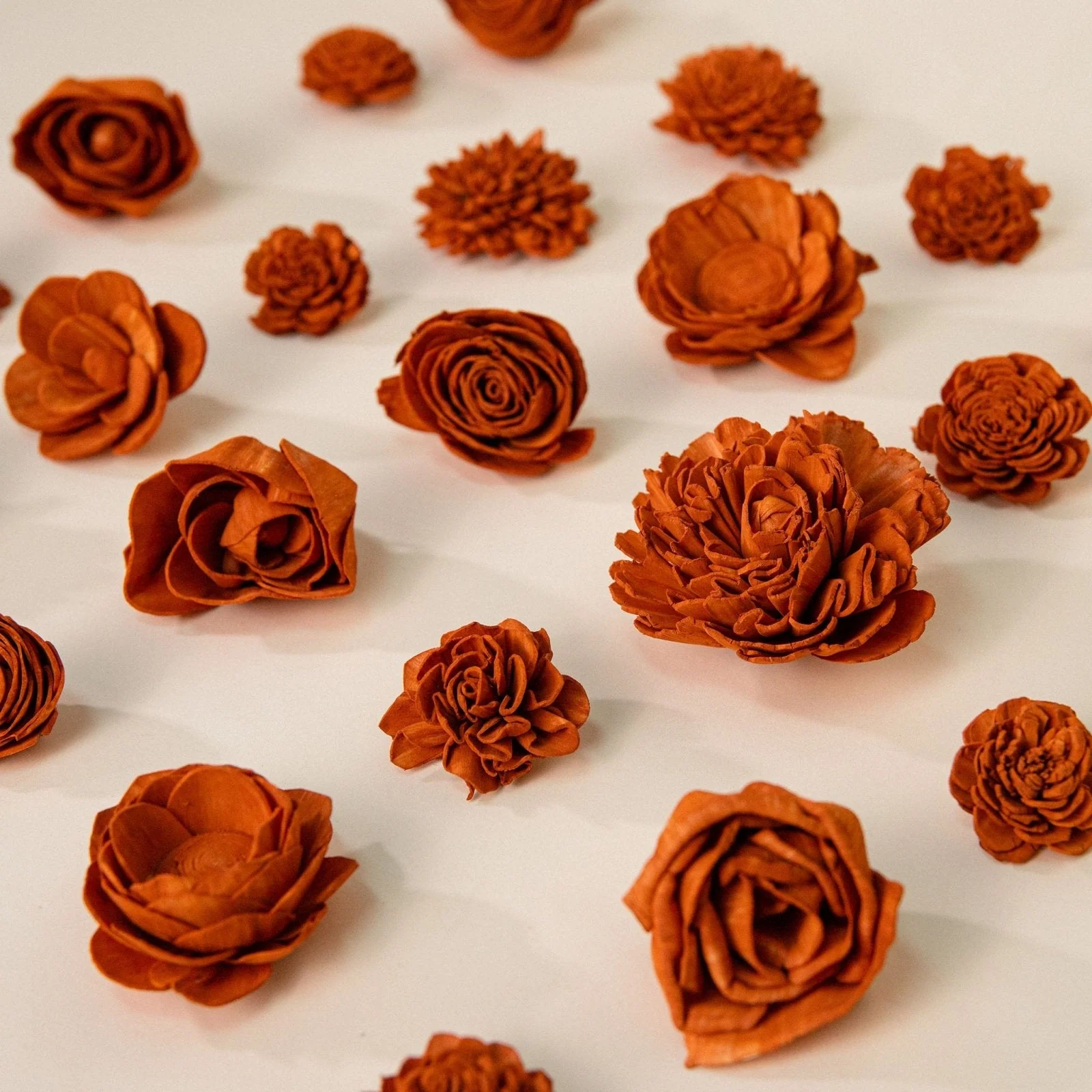 25-Pack of Terracotta-Colored Mixed Flowers - Image 2