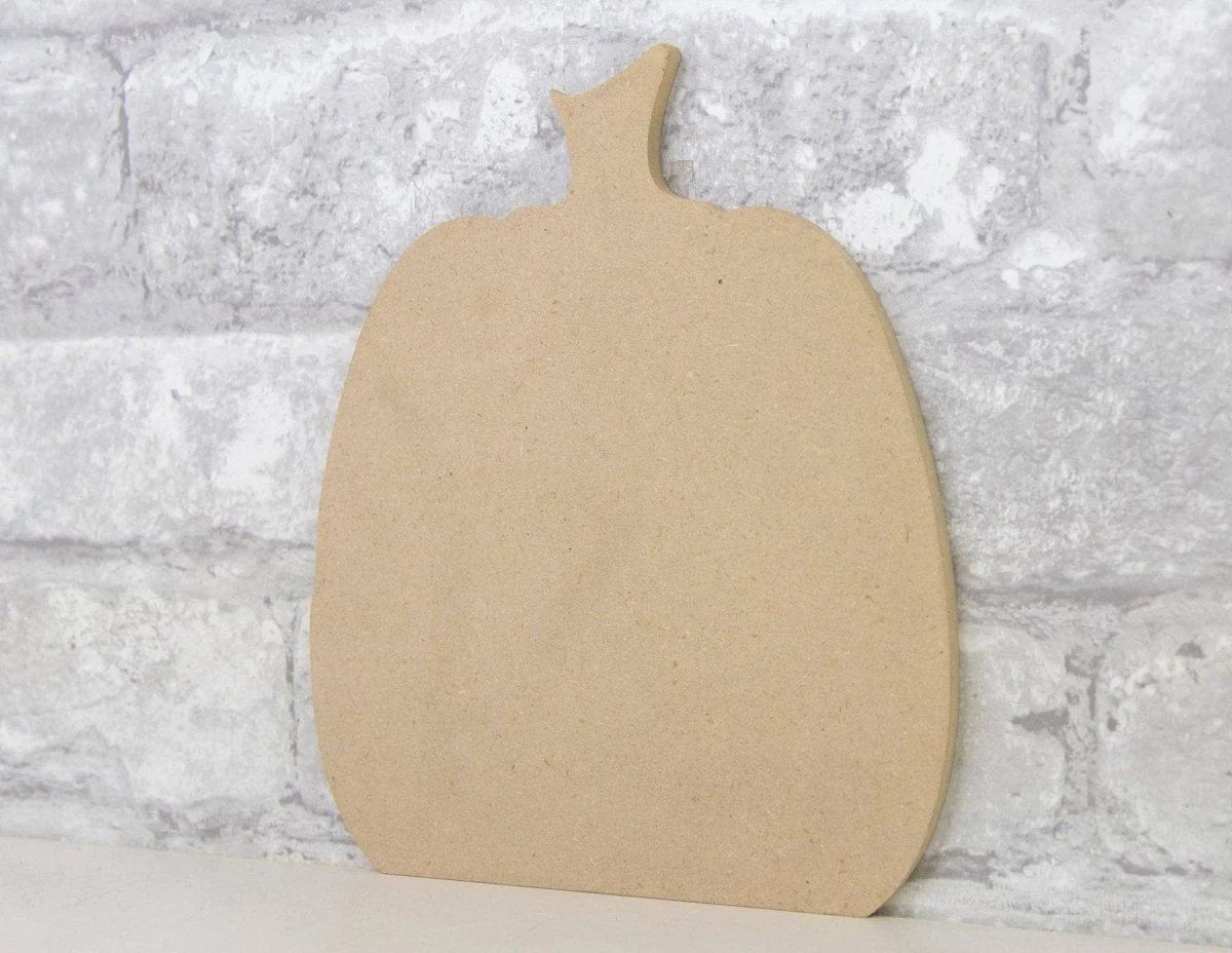 7" Pumpkin Wood Cutout - Image 2