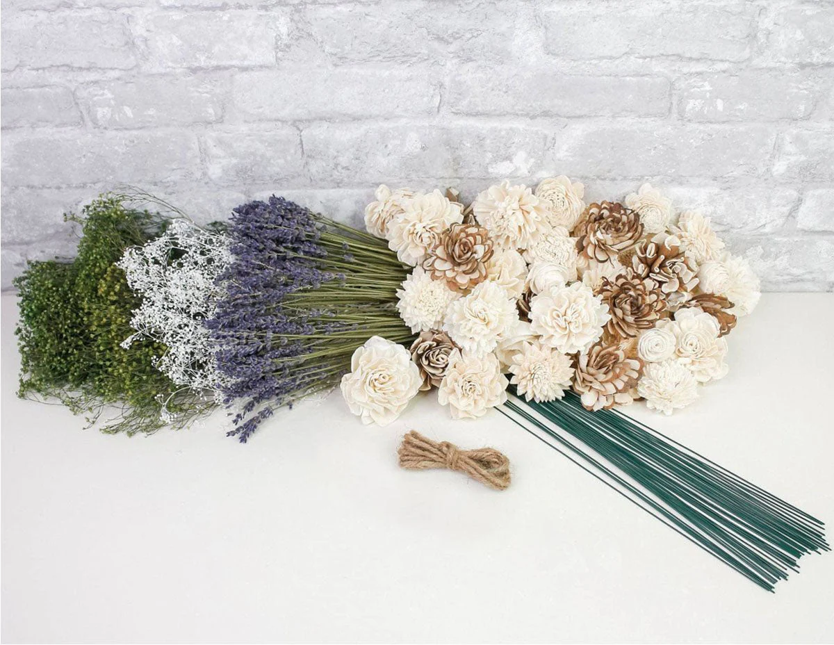 All Natural Bridal Bouquet - Image 6
