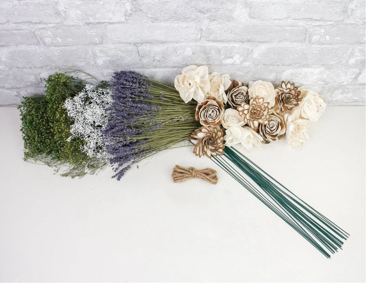 All Natural Bridesmaid Bouquet - Image 5