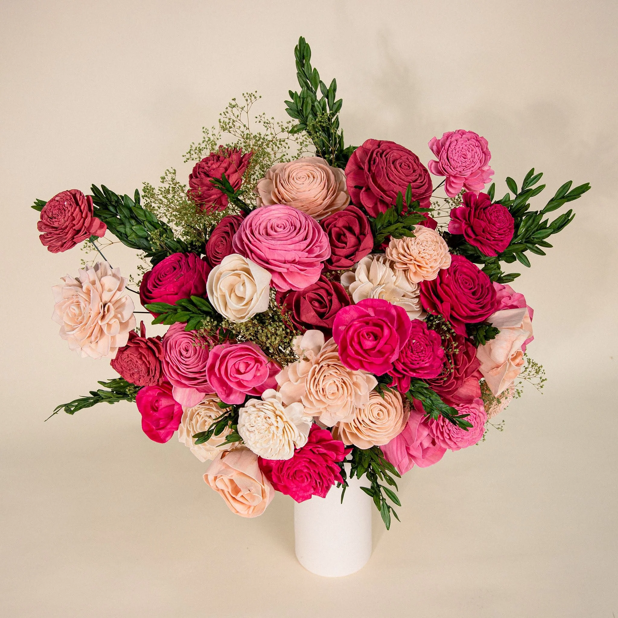 All Pink Roses Gift Bouquet - Image 3