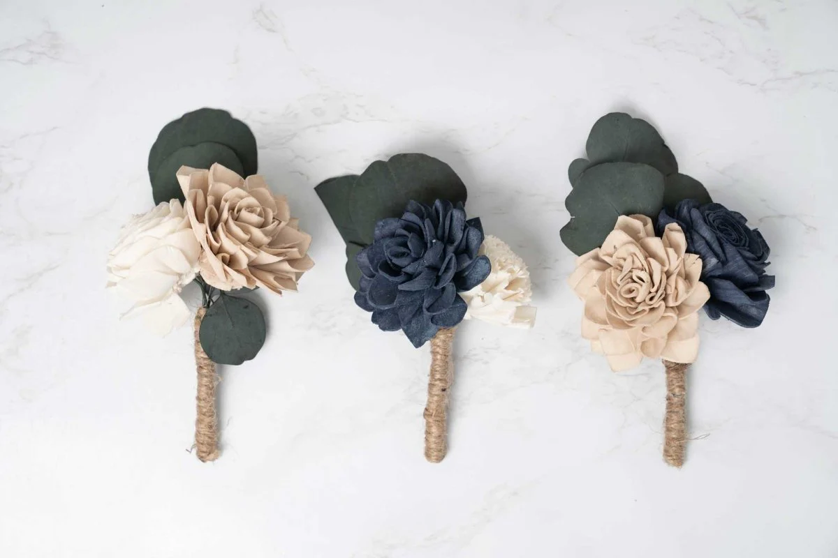 Anchored In Love Boutonniere (Set of 3) - Image 4