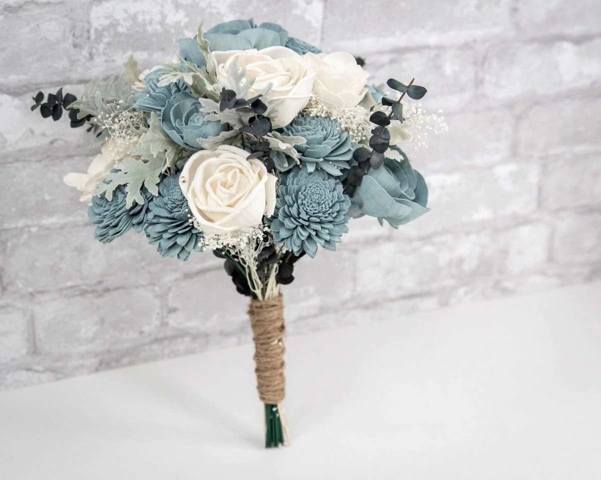 Beautiful Blues Bouquet - Image 2