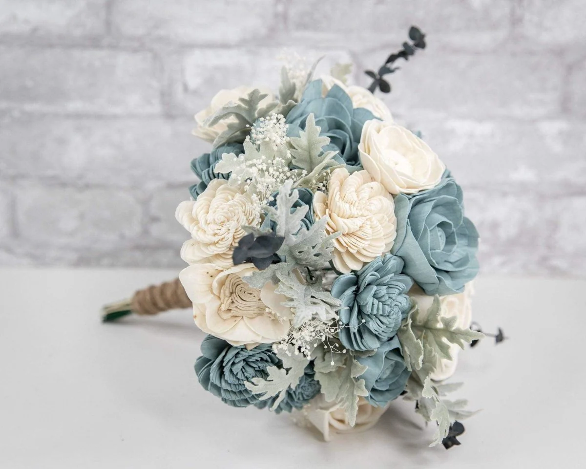 Beautiful Blues Bouquet - Image 3