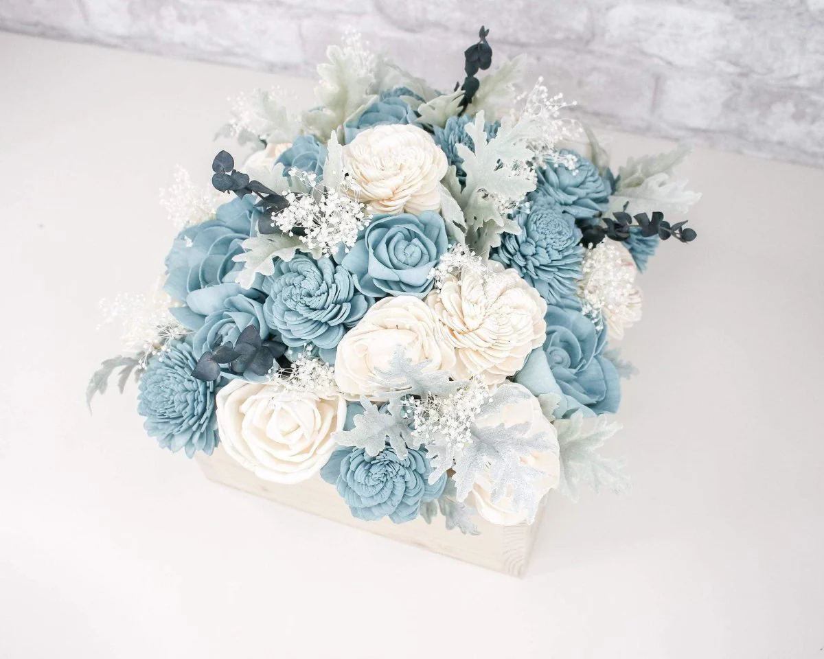 Beautiful Blues Centerpiece - Image 3