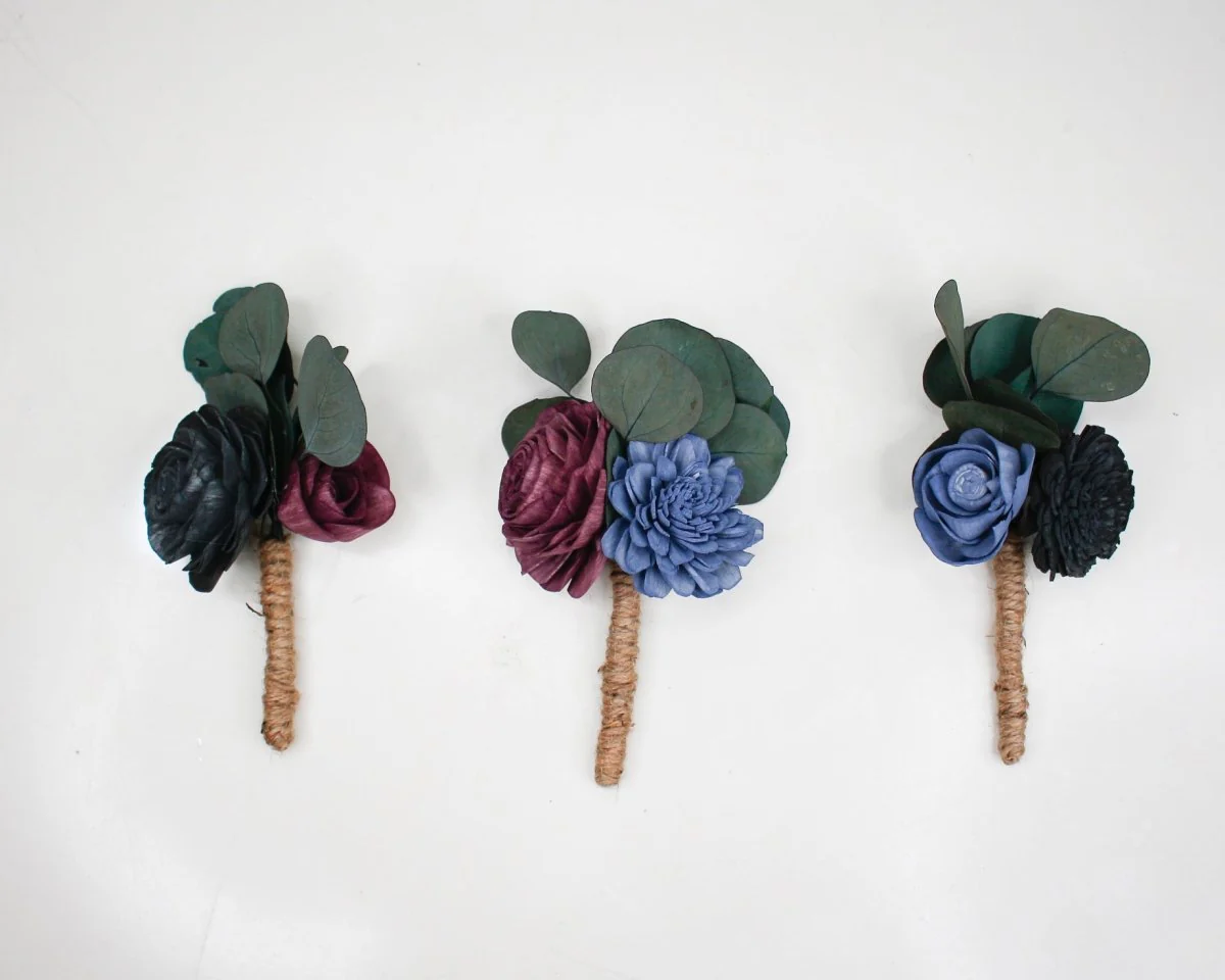 Black Forest Boutonniere (Set of 3)* - Image 2