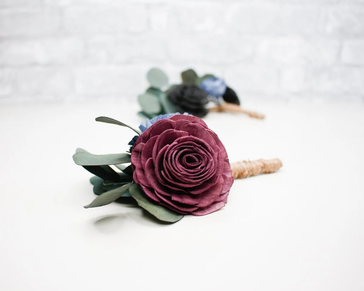 Black Forest Boutonniere (Set of 3)* - Image 3