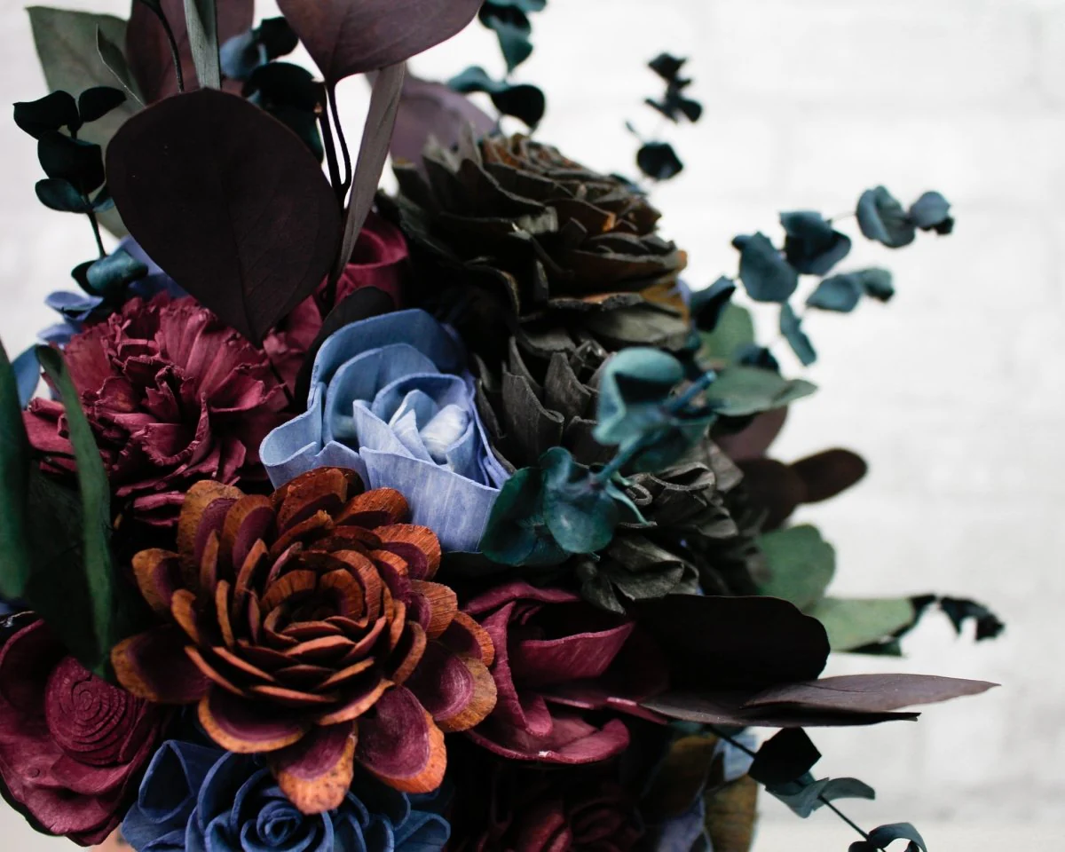 Black Forest Bridesmaid Bouquet - Image 8