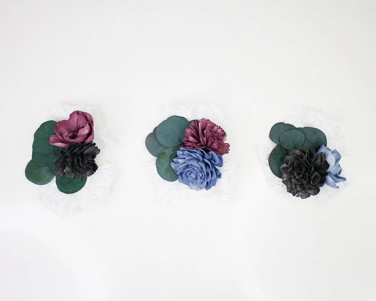 Black Forest Corsage (Set of 3) - Image 3
