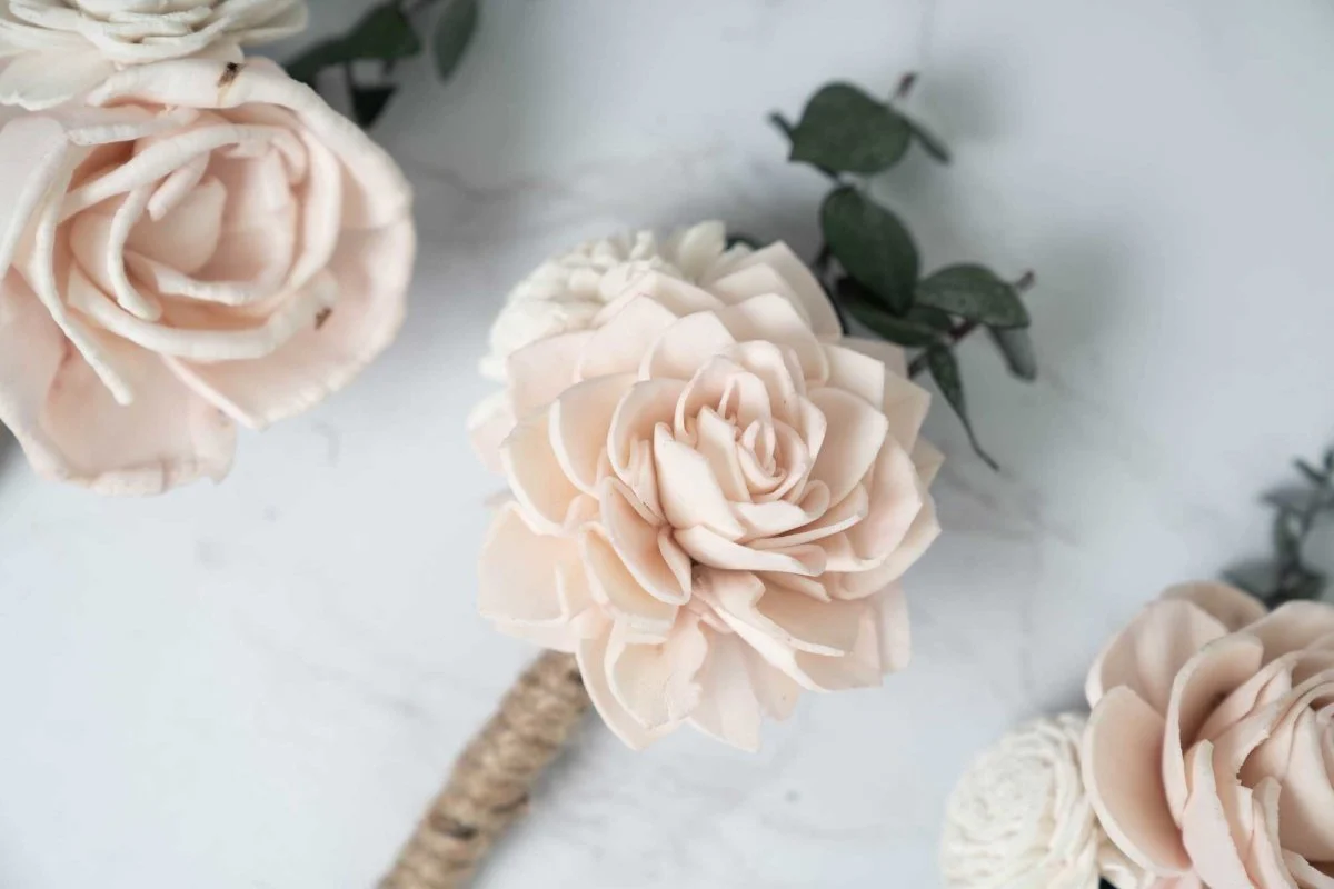 Blush Beauty Boutonniere (Set of 3)* - Image 3