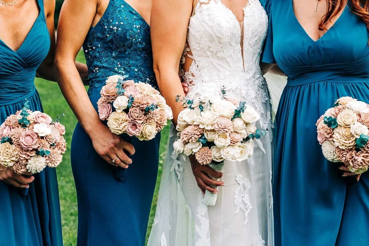 Blush Beauty Bridal Bouquet* - Image 5