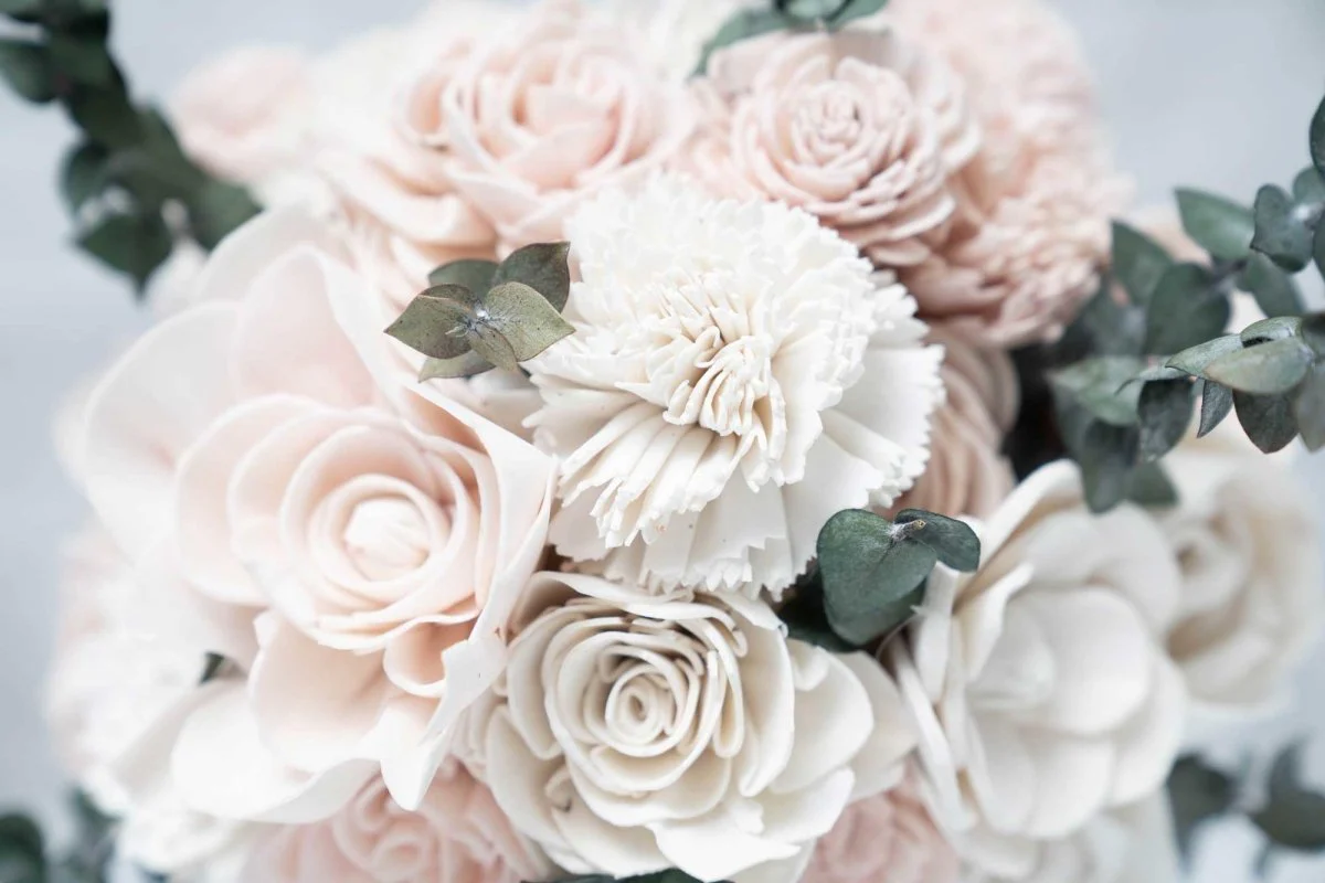 Blush Beauty Bridesmaid Bouquet - Image 3