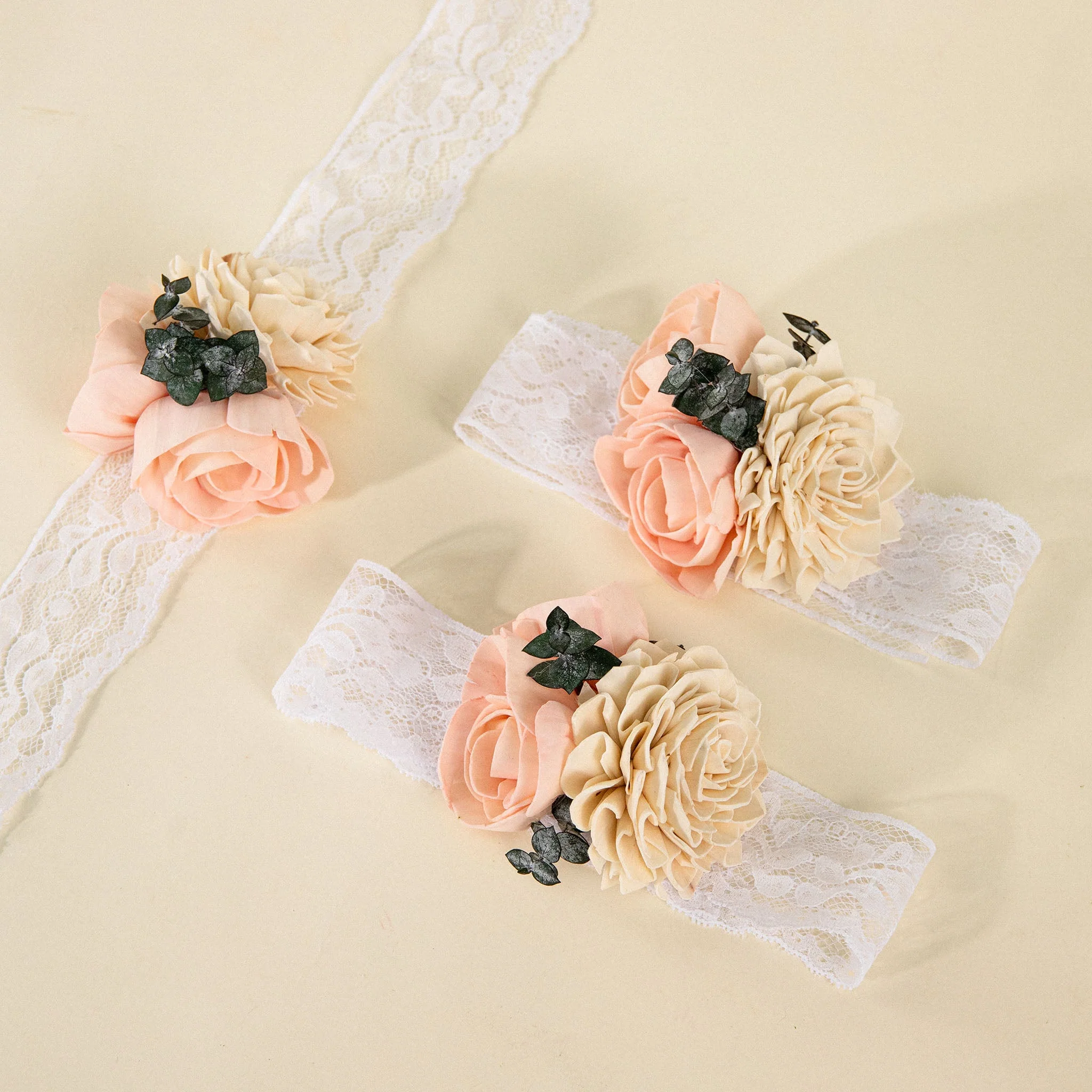 Blush Beauty Corsage (Set of 3) - Image 2