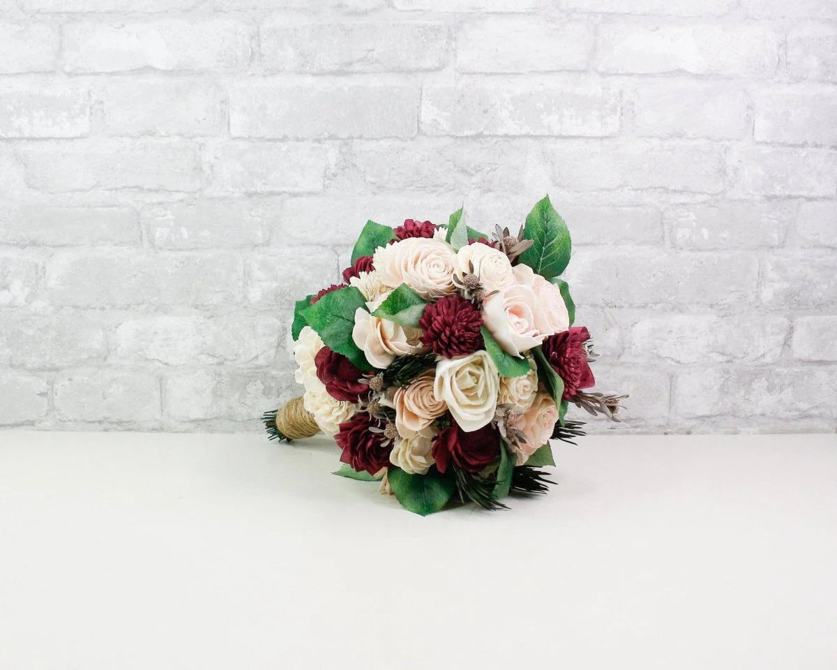 Blushing Belle Bridal Bouquet - Image 10