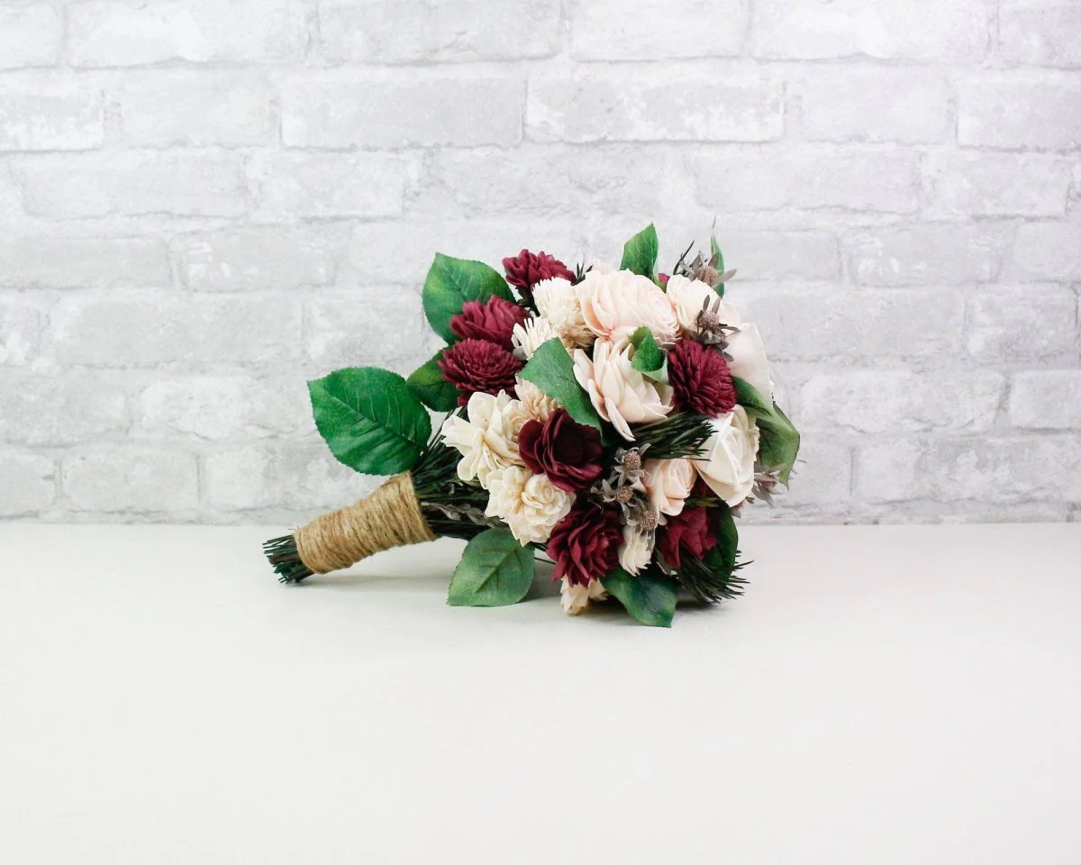 Blushing Belle Bridal Bouquet - Image 11