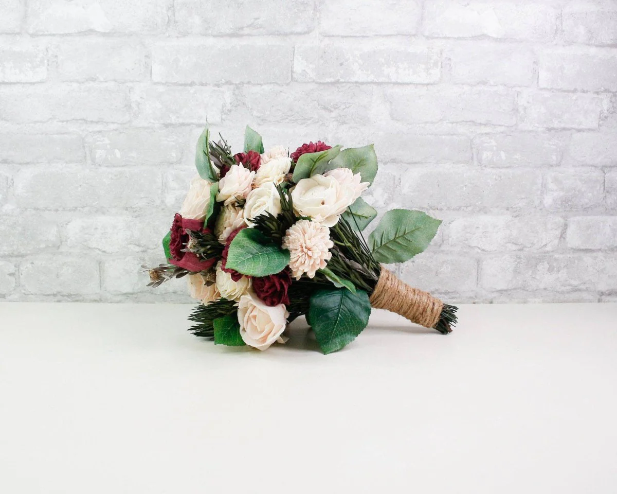 Blushing Belle Bridal Bouquet - Image 4