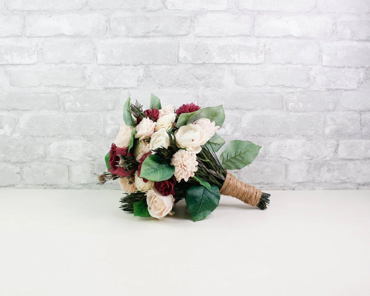 Blushing Belle Bridal Bouquet - Image 5