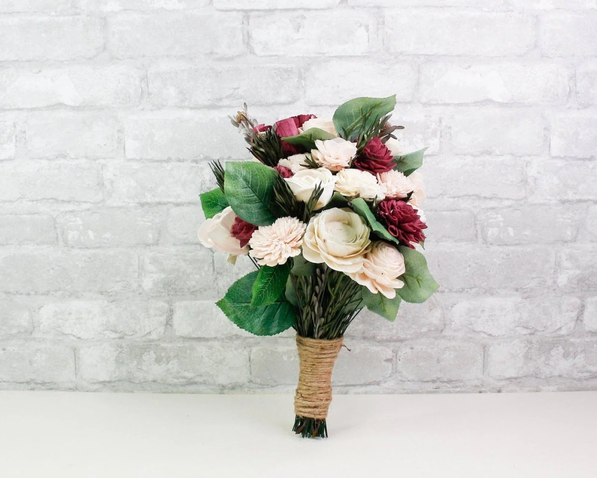 Blushing Belle Bridal Bouquet - Image 6