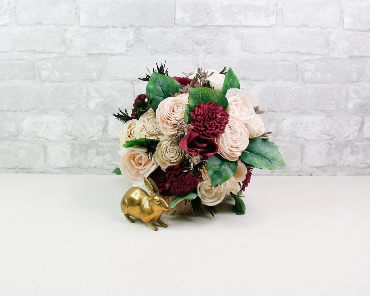 Blushing Belle Bridal Bouquet* - Image 14