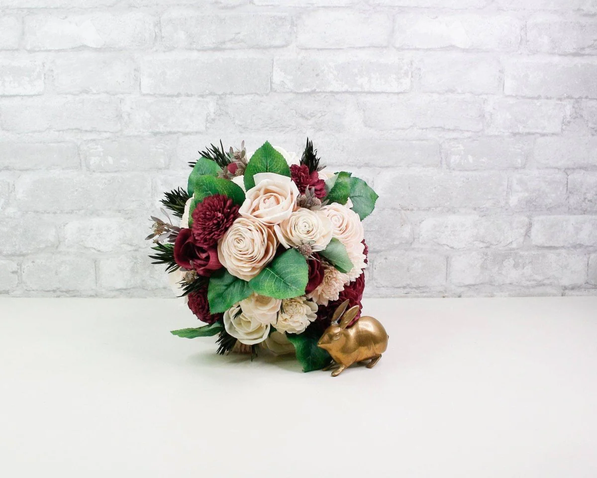 Blushing Belle Bridal Bouquet* - Image 9