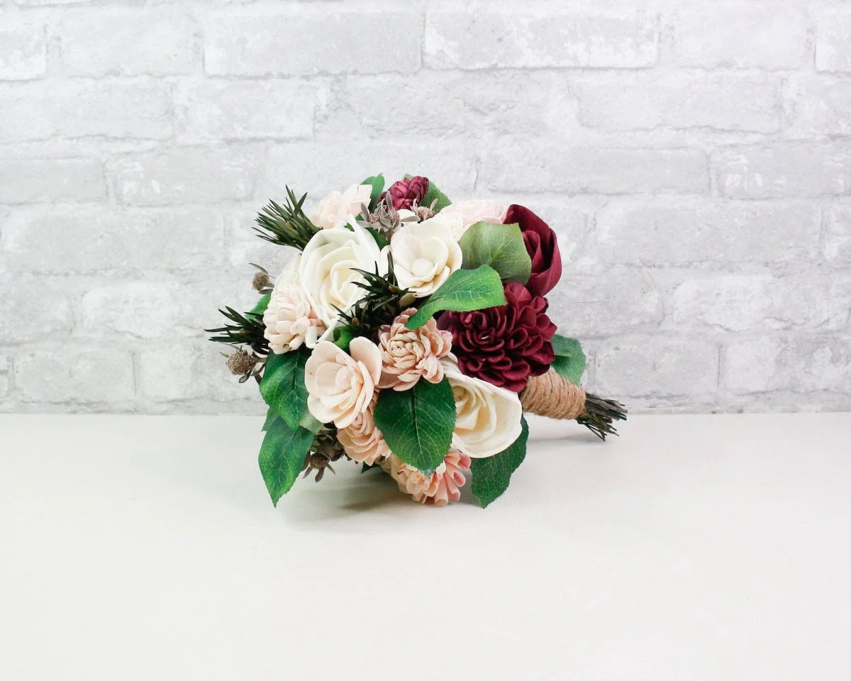 Blushing Belle Bridesmaid Bouquet - Image 14