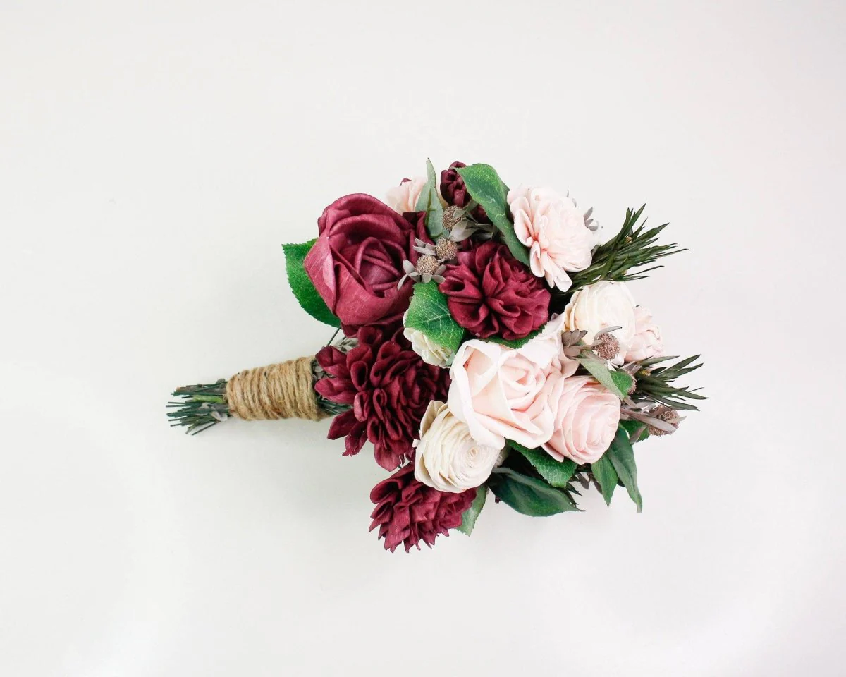 Blushing Belle Bridesmaid Bouquet - Image 4