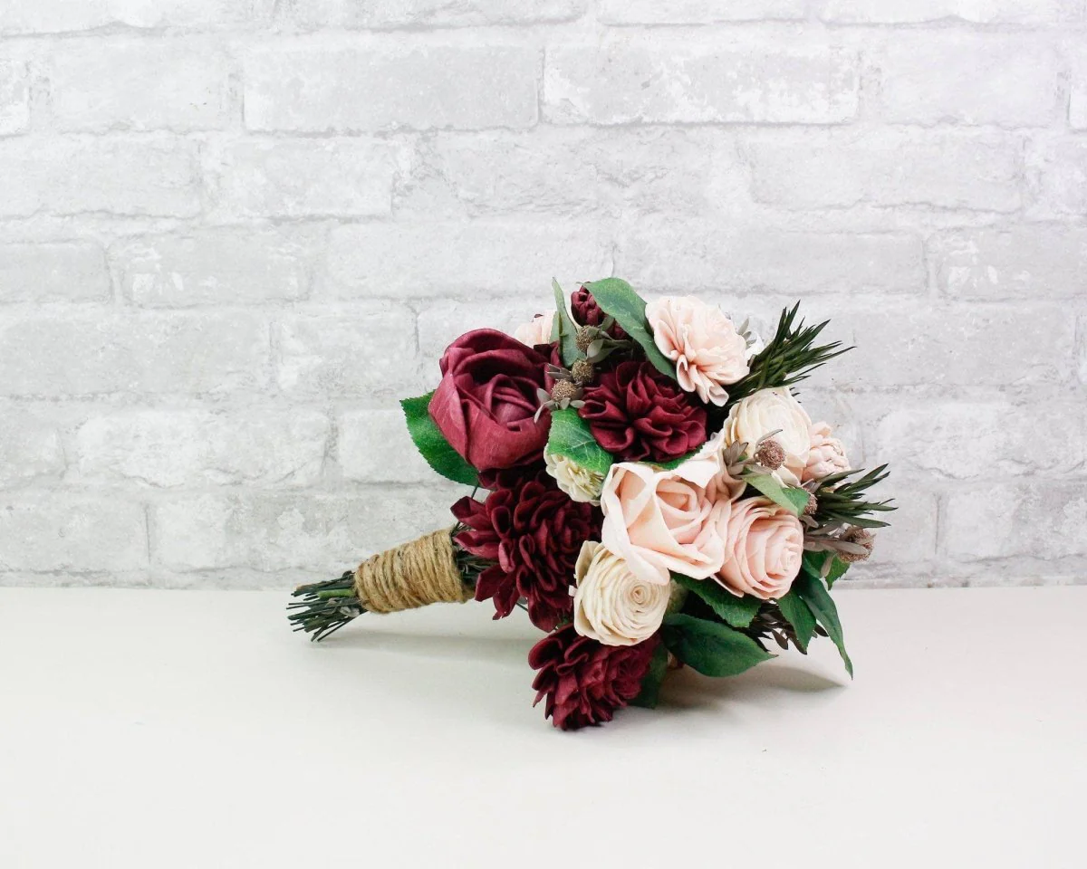 Blushing Belle Bridesmaid Bouquet - Image 6