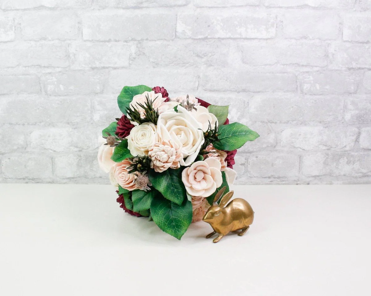 Blushing Belle Bridesmaid Bouquet - Image 7