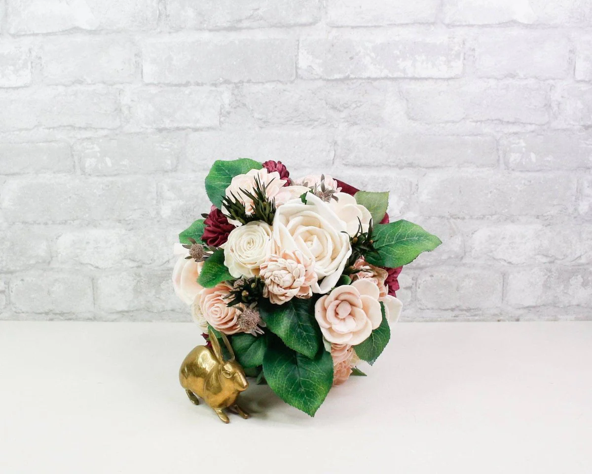 Blushing Belle Bridesmaid Bouquet - Image 8