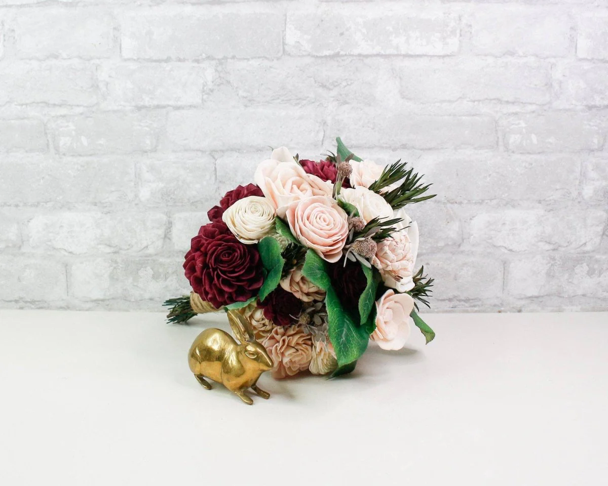 Blushing Belle Bridesmaid Bouquet* - Image 9