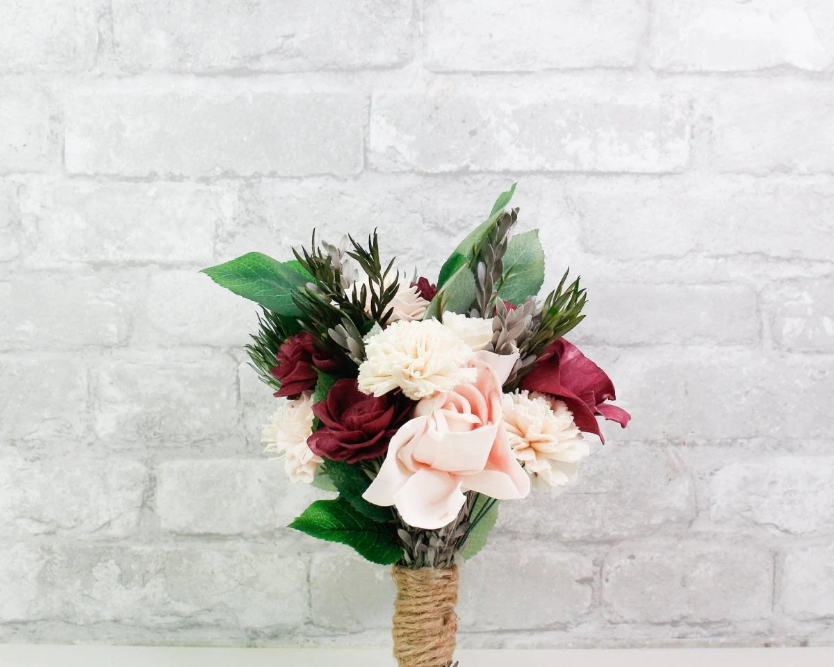 Blushing Belle Mini Bouquet - Image 4