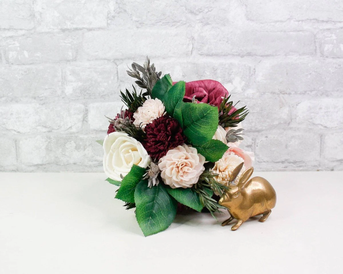 Blushing Belle Mini Bouquet - Image 9
