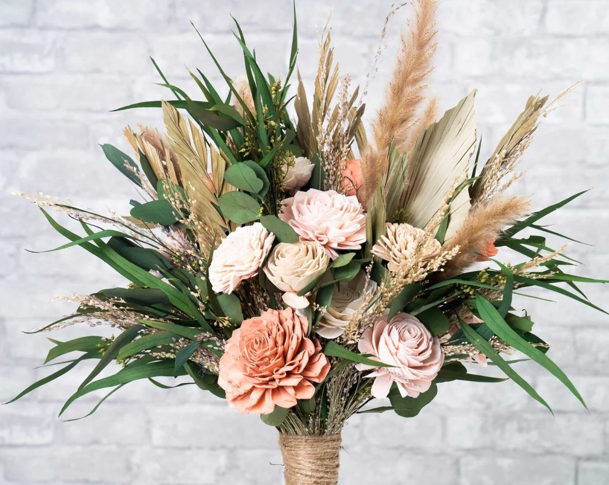 Boho Bliss Bridal Bouquet - Image 6
