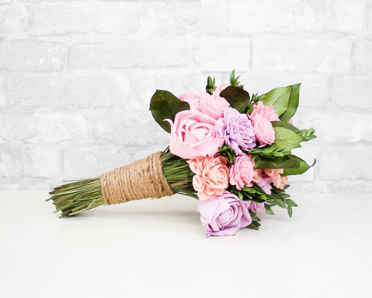 Botanical Beauty Bridesmaid Bouquet - Image 5
