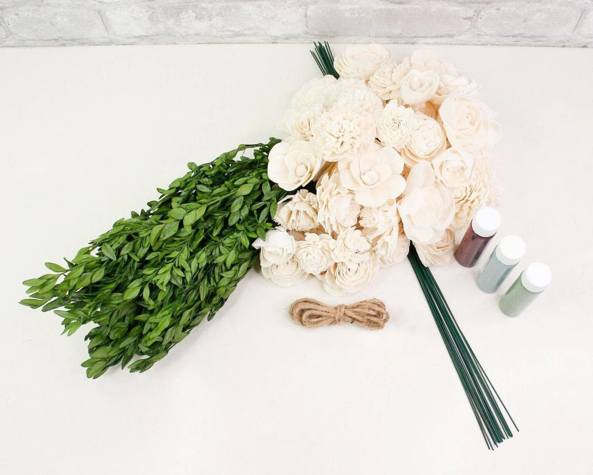 Boxwood Bridal Bouquet - Image 13
