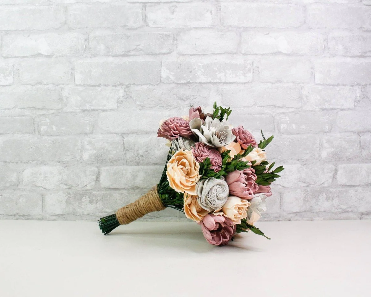 Boxwood Bridal Bouquet - Image 4