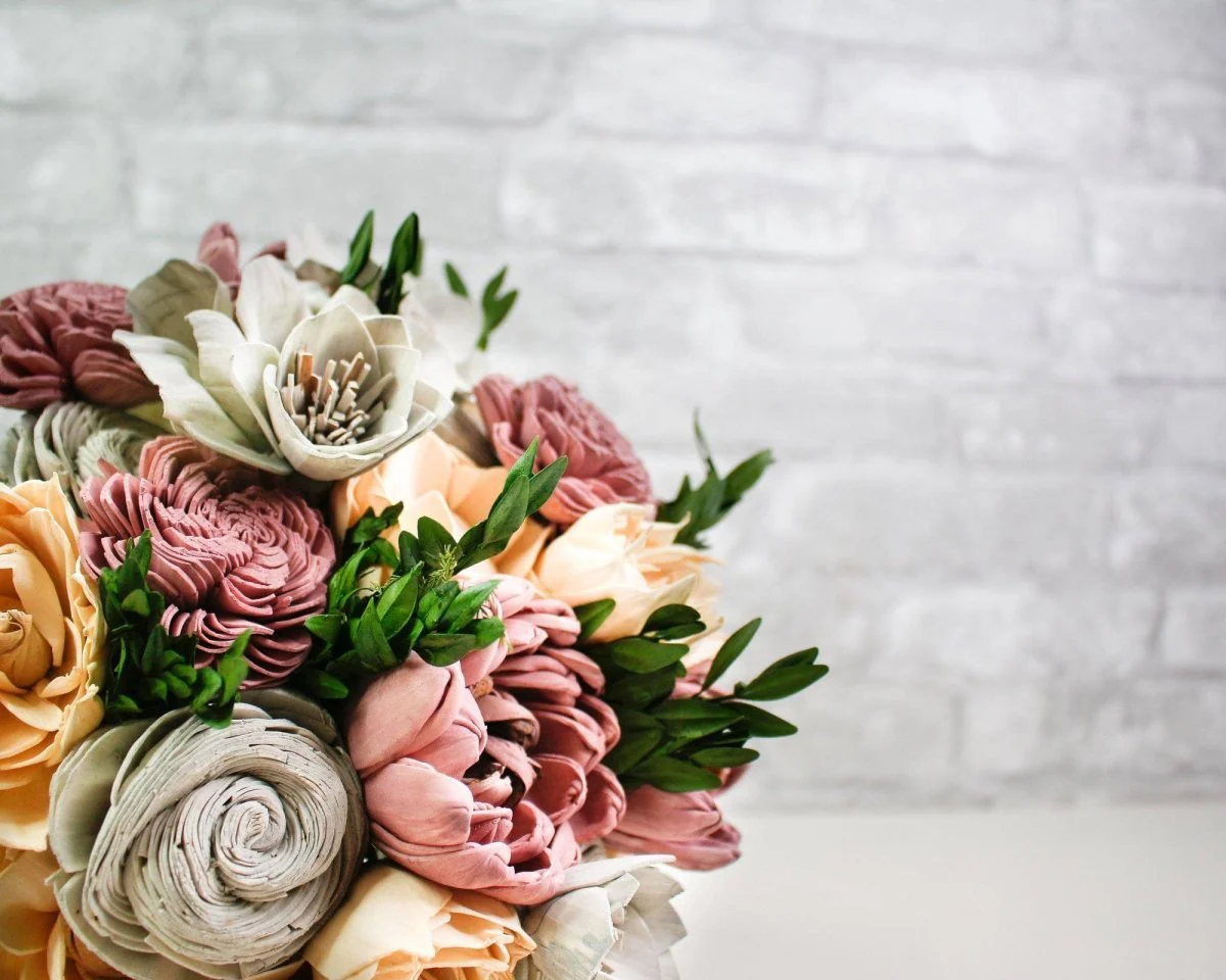 Boxwood Bridal Bouquet - Image 9