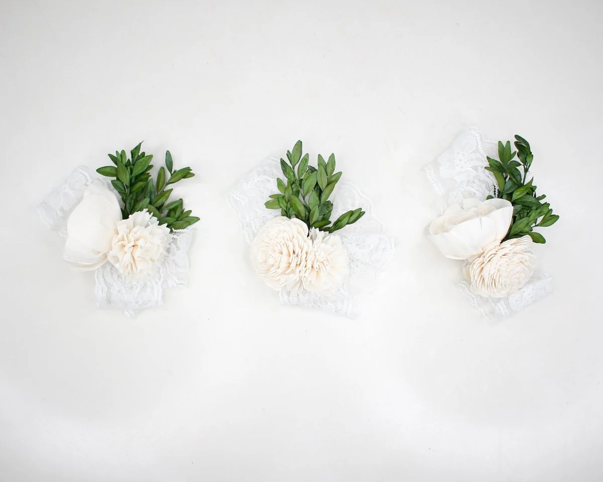 Boxwood Corsage (Set Of 3) - Image 3