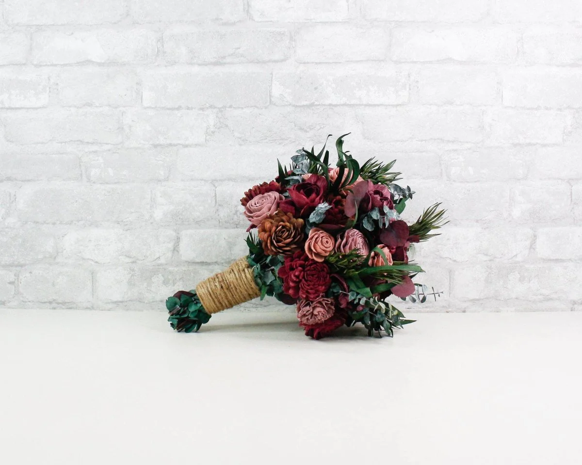 Brisk Burgundy Bouquet - Image 5