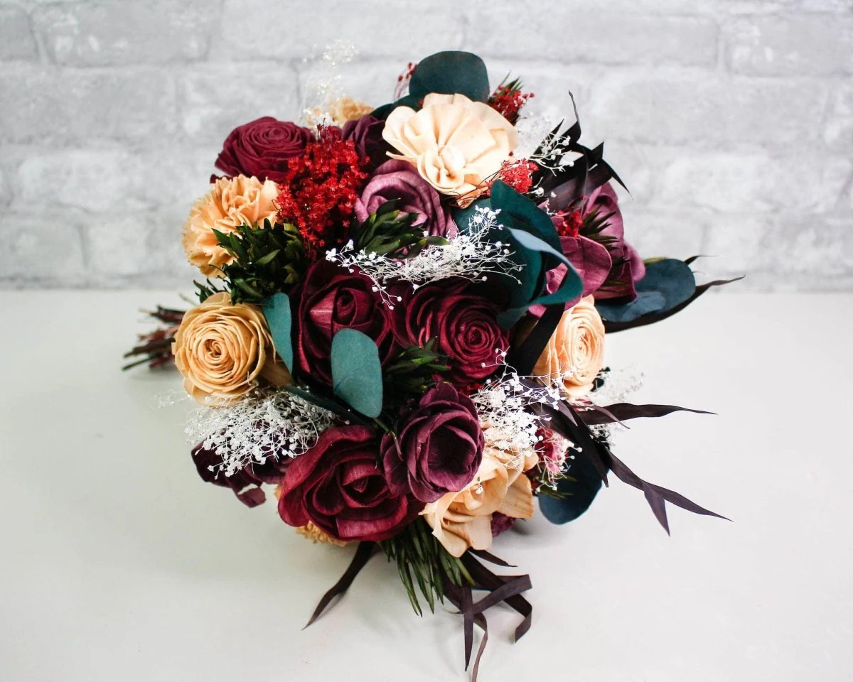 Broom Bloom - Burgundy - Image 4
