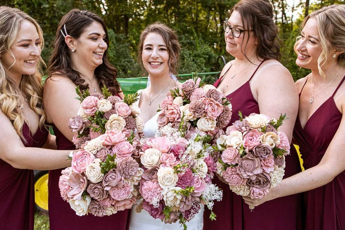 Bubblegum Bliss Bridal Bouquet - Image 2